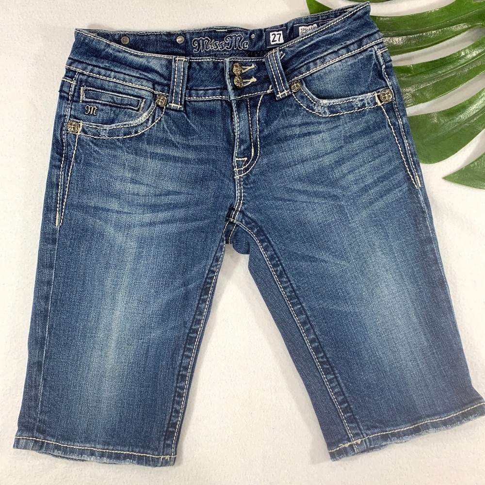 Miss Me Bermuda Jean Shorts Size 27